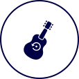 A guitar and restoration icon