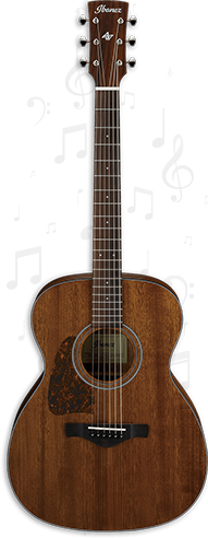 A brown guitar model