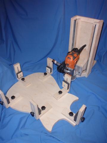 A universal binding tower with a rigid router