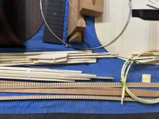 Martin style HD 28 kit  East Indian rosewood and AAA red spruce top with Old style grained Ivroid