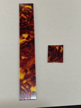 Tortoise  end piece and heel cap