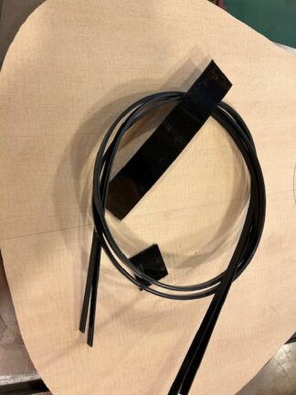 Black binding  tail and heel cap set