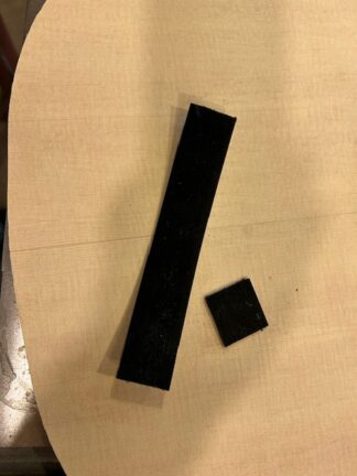 Black heel and tail material  ABS