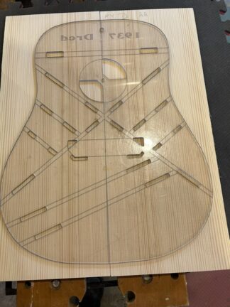 Adirondack Red Spruce AA grade top Dred