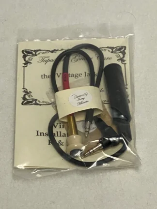 K&K mini with vintage jack ( synthetic ivory )