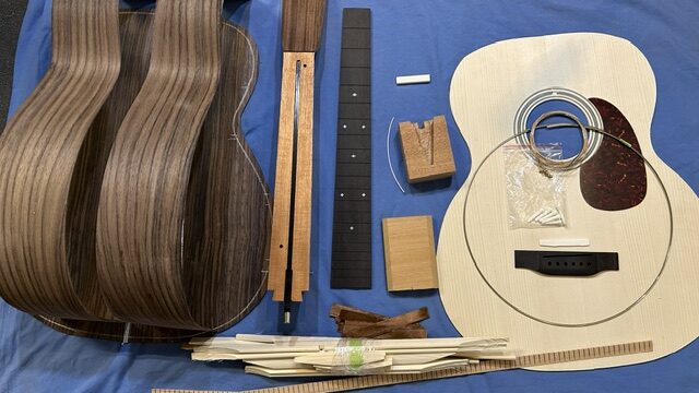 M / 0000 28 style kit , East Indian rosewood red spruce top. 5/16 red spruce braces